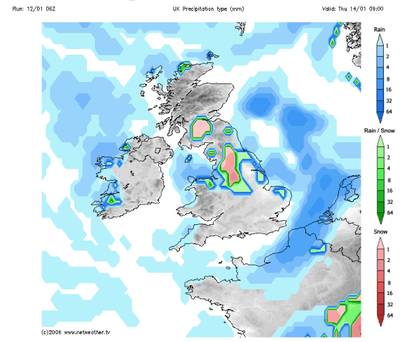 Thu am snow risk