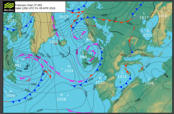 Low Pressure for Friday